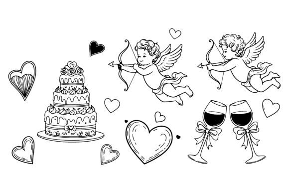 Download Romantic Valentine S Day Celebration Ele - Day Collection