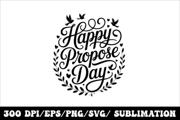 Download Happy Propose Day Typography Design - Day Collection