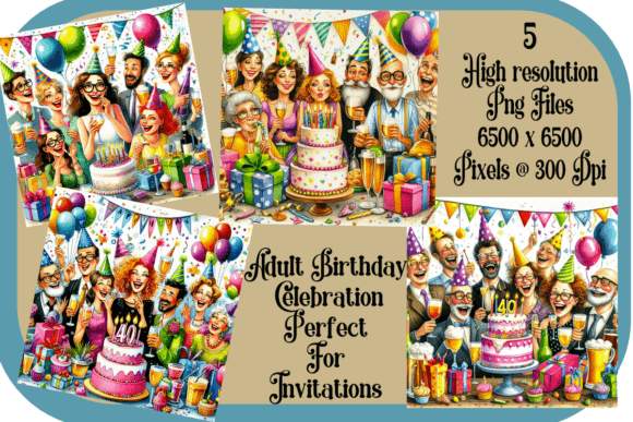 Download Joyful Birthday Celebration Set of 4 - Day Collection