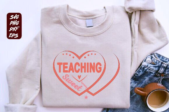 Download Valentine's Day Teacher Sweatshirt PNG - Day Collection