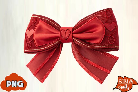 Download Valentine's Day Red Coquette Bow PNG - Day Collection