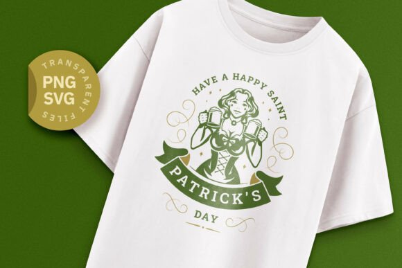 Download St. Patrick's Day Pinup Girl SVG - Day Collection