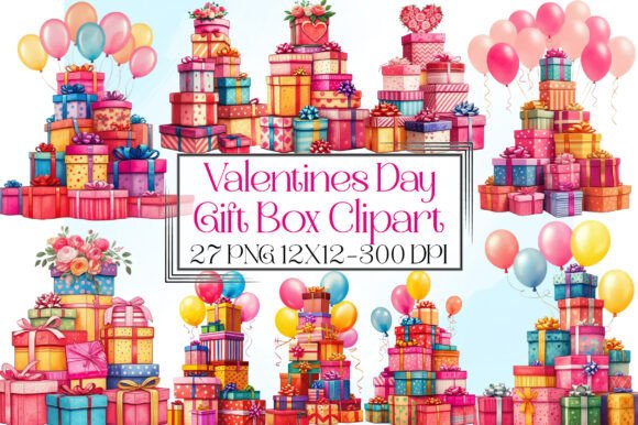Download Valentine's Day Gift Box Clipart - Day Collection