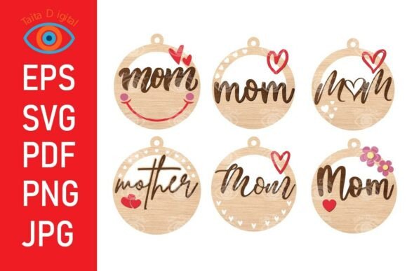 Download Mom Ornament Digital File Mother's Day - Day Collection