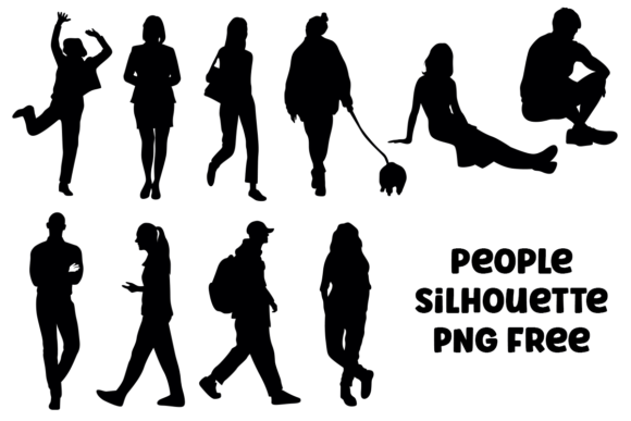 Download People Silhouette PNG Free - Silhouette png Collection