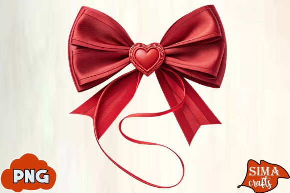 Download Valentine's Day Red Coquette Bow PNG - Day Collection