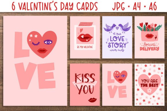 Download Printable Valentine's Day Greeting Cards - Day Collection