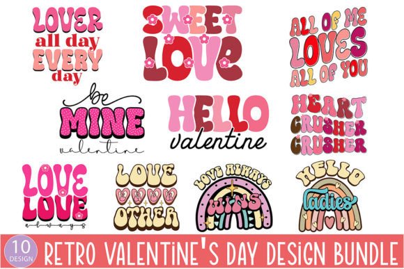 Download Retro Valentine's Day Design Bundle - Day Collection