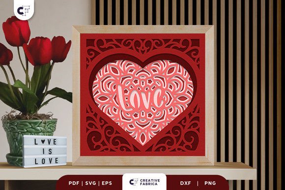 Download Valentine's Day Heart Shape 3D SVG - Day Collection