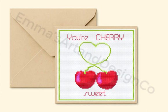 Download Stitched Valentines Day Card - Day Collection