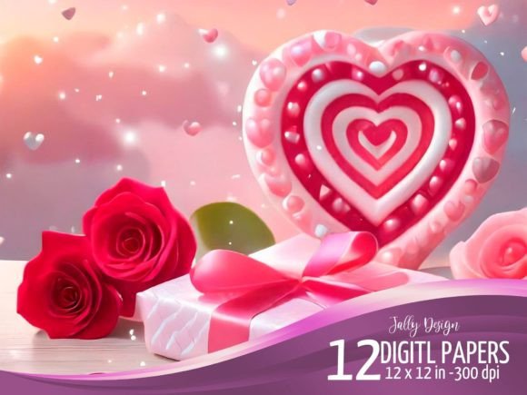 Download Floral Scenes for Valentine's Day Design - Day Collection