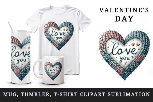 Download Valentine's Day Heart Mug Wrap Clipart - Day Collection