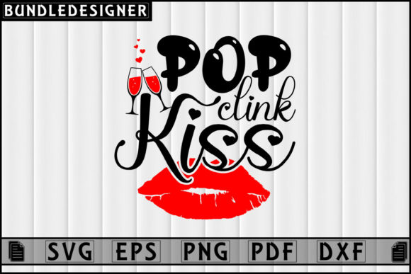 Download Pop Clink Kiss-Happy Kiss Day T-shirt - Day Collection