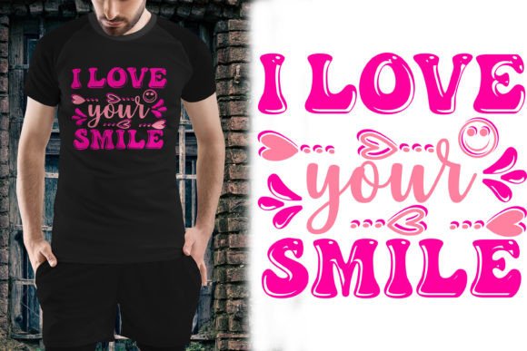 Download Valentine's Day Tshirt I Love Your Smile - Day Collection