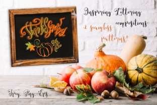Download Thanksgiving Day. Lettering Compositions for Holiday Decoration . - Day Collection