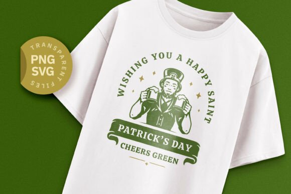 Download St. Patrick's Day Cheers Green SVG - Day Collection