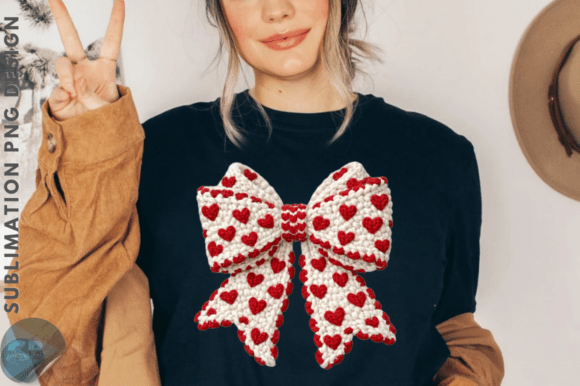 Download Yarn Crochet Valentine S Day Bow PNG - Day Collection