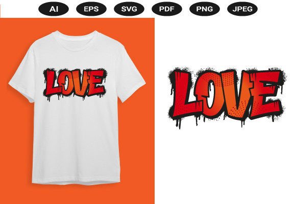 Download Love Graffiti Art for Valentines Day - Day Collection