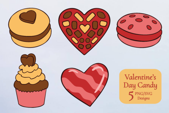 Download Valentine's Day Sweets Doodle Bundle - Day Collection